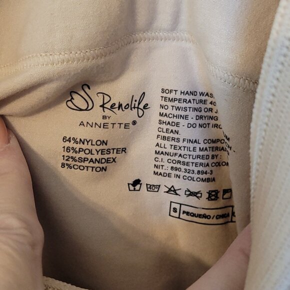 Annette Renolife Above The Knee Girdle With Two Lateral Side Zippers Size S - Picture 4 of 8